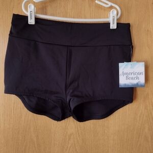 American Beach Shortie Swim Suit Bottoms Size Small